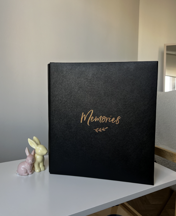 Фотоальбом на 500 фото «Memories» чорний з гілочкою